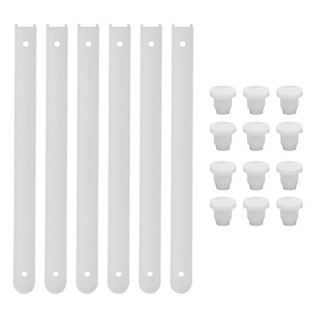 3 Sett Plast Skuffeskinner Skuffeutskiftningsdeler Skuffeskinner Skuffespor