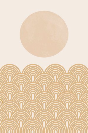 Pelcasa - Poster Retro Summer - Beige - Postere - Fra Homeroom