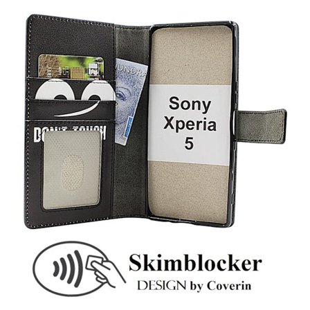 Skimblocker Sony Xperia 5 Plånboksfodral Design
