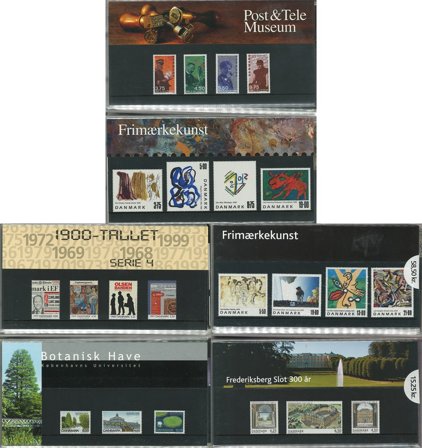 Danmark - Samling af souvenirmapper i 1 album