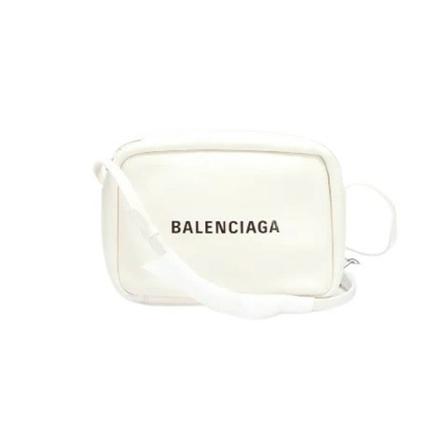 Balenciaga Vintage, Pre-owned Leather crossbody-bags Wit, Dames, Maat:ONE Size