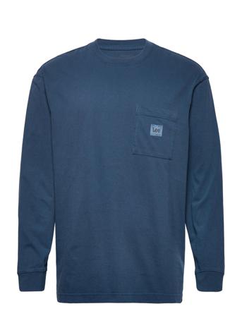 Ls Core Loose Tee Blue Lee Jeans
