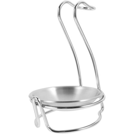 Skeholder i rustfrit stål, ske display stativ, scoop opbevaringsholder, skeholder, skebeholder, opretstående skeholder, skeopbevaringsbeholder