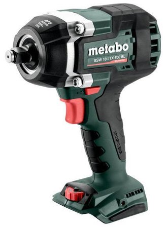 Metabo SSW 800 18 LTX BL Muttertrekker uten batteri og lader, Maskiner