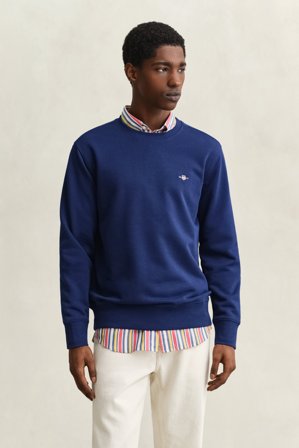 GANT Herren Rundhals-Sweatshirt (5XL) Marineblau