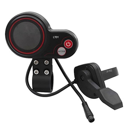 LT01 Display Tommelfingergas 36V-72V 6PIN til Kaabo Mantis 8/10 Kaabo Wolf WarriorX Kaabo Wolf Warrior11 Elektrisk Scooter