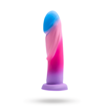 Borealis Dreams Dildo Cotton Candy 19,5 cm - Vuxen.se - Handsfree dildo med sugpropp
