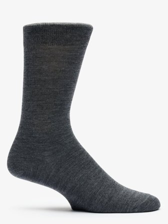 John Henric Men's Mørk Grå Sokker Merino Size 39-42