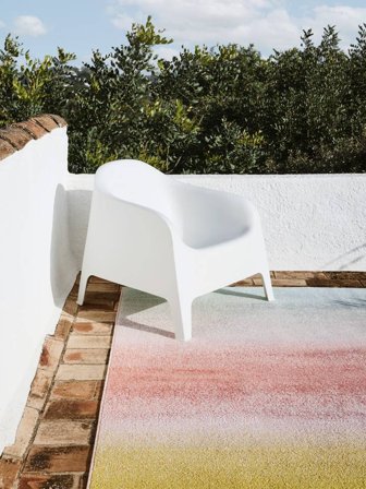 Innen-/Outdoor-Teppich Abstrakt Waschbar Kinderteppich Rainbow Mist - Mehrfarbig 160X230 Im Modernen Stil