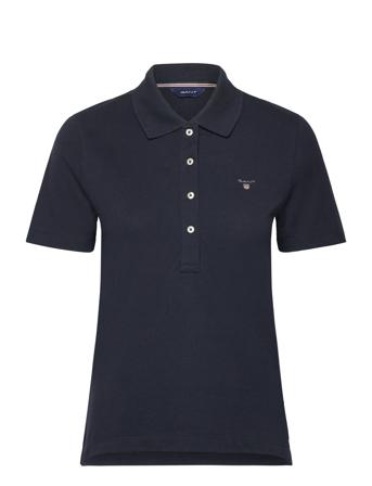 Emb Original Shield Pique Polo Navy GANT