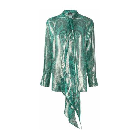 Etro Shirts grön, Dam, Dam, Storlek: M