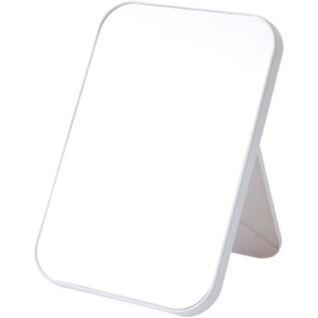 Liten hopfällbar smink spegel bärbar smink spegel skrivbord liten spegel student sovsal fyrkantig spegel