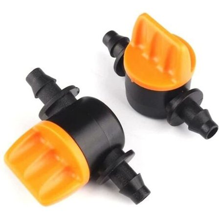 10st Micro 4/7mm 4m Trädgårdsbevattningsslang Droppventil Vatten