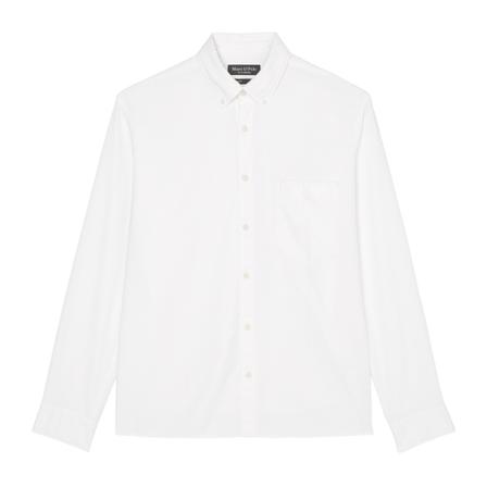 Marc O'Polo, Regular long sleeve shirt Biały, Mężczyzna, Rozmiar: XL