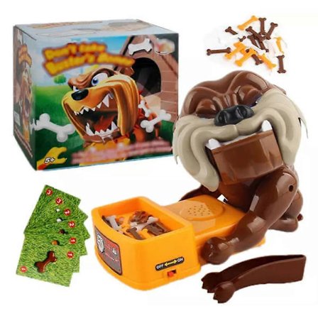 Ondt spill unnslippe ond hund kort vanskelig leketøysspill for foreldre barn leker [YATOY]