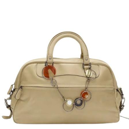 Marni Pre-owned, Pre-owned Leather handbags Bruin, Dames, Maat:ONE Size,leer