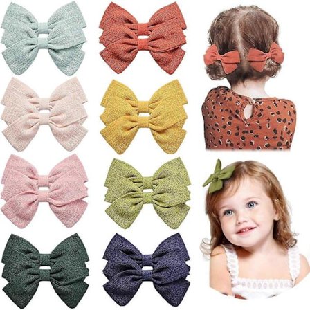 16 Pakke Hårspenner til Babyjenter, Spenner, Alligatorklips, Hårtilbehør til Jenter, Småbarn, Barn, Tenåringer og Store Jenter