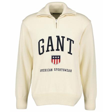 Gant - Tröjor - Beige - Herr - Storlek: M, Herr, Storlek: M