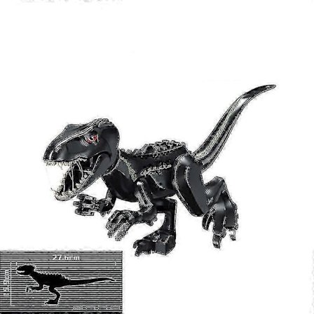 1 stk. Jurassic Stor Størrelse Dinosaur Byggeklodser T-rex Quetzalcoatlus Spinosaurus Actionfigurer Børnelegetøj - WELLNGS