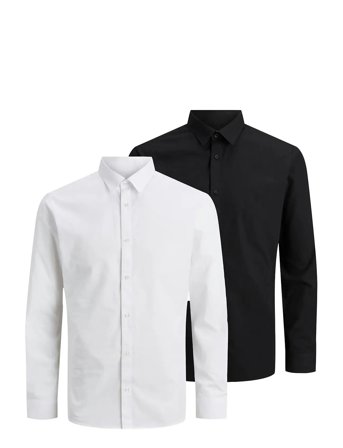 Jjjoe Shirt Ls 2 Pack Black Jack & J S
