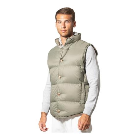 Brunello Cucinelli Vests Grå, Herre Veste