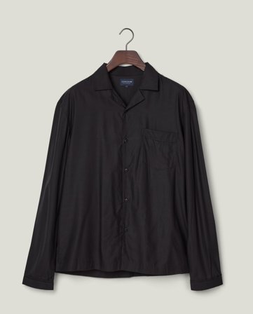 Lexington Rento pitkähihainen Tencel-paita, musta