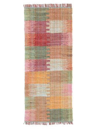 Sorbet Chess 80X200 Small Multicolor Checkered Runner Rug