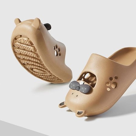 Tegnefilm Dyr Sliders Sommer skridsikre tøfler Bløde tyksålede hulsko til kvinder