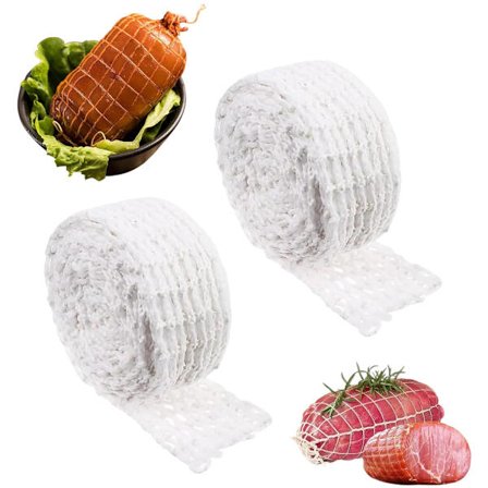 2 ruller - Fleksibelt bagenet, skinkenet - 300 cm (hvid)