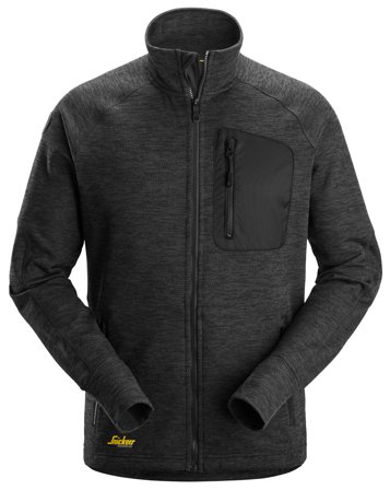 Snickers Workwear 8042-0400 Fleecetröja svart S, Kläder