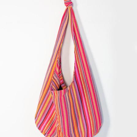 Kvinnors axelväska, bomulls- och linnecanvasväska