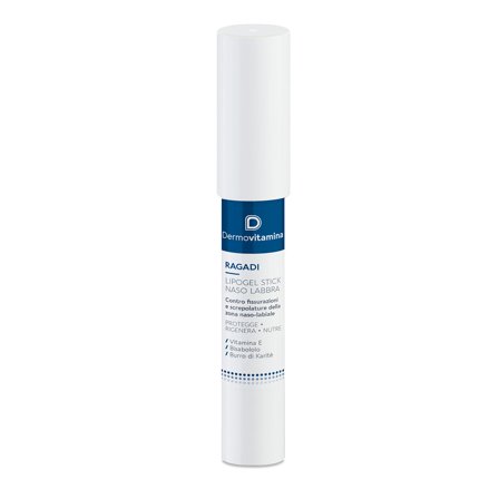 DERMOVITAMINA Ragadi Lipogel Stick Naso Labbra 3ml - Trattamento Riparatore