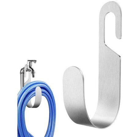 Metall Väggkrok för Trädgårdsslanghållare - Kompatibel med Utomhusbevattningssystem