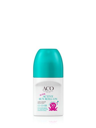 ACO Kids SUN Roll-on Uden Parfume SPF 50+ 50 ml, Skincare, Til Mor & Barn, Skincare Til Børn