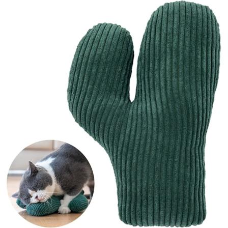 Cactus Toys Interaktivt & Tannhelse Mykt Plysj Tyggeleketøy for Innekatter