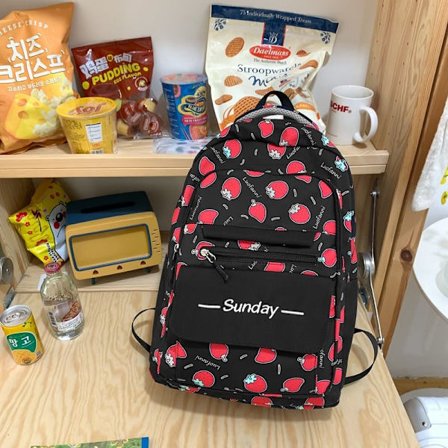 Stor kapacitet skolväska för studenter, skolväska för kvinnor, college, gymnasium, ryggsäck för gymnasieelever, nisch för grundskolan, ryggsäck - 