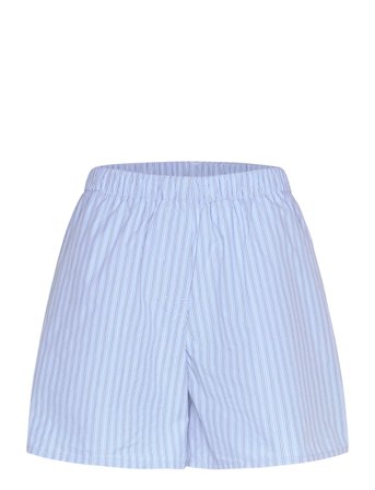 Weekday Low Rise Cotton Shorts - Blue - XL