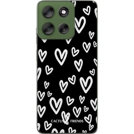 Yhteensopiva Puhelinkuori Motorola Motorola Moto G56 Cactus and Friends - Handdrawn Love Chaos