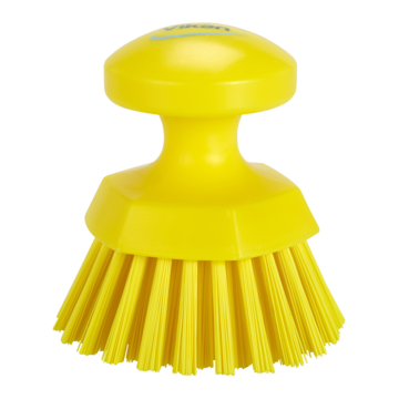 HÅNDBØRSTE RUND HARD GUL