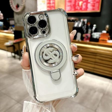 Bakskal med MagSafe + linsskydd till iPhone 16 Pro Max - Silver