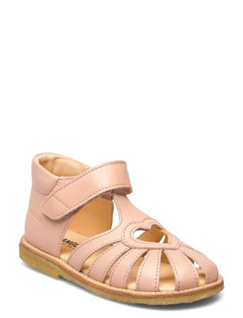 Sandals - Flat - Closed Toe - Shoes Summer Shoes Sandals Rosa ANGULUS*Betinget Tilbud