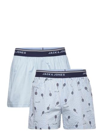 Jactennis Woven Trunks 2 Pack Ln Blue Jack & J S