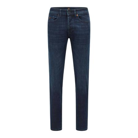 Hugo Boss Boss tapered fit jeans , Blauw , Heren , Maat: W40 L34