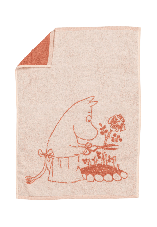 Arabia Mumin handduk 50x70 Muminmamma beige GOTS Badrumstextilier cm