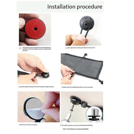 Kabelhanteringsnät - Kabelhantering under skrivbordet - Flexibel kabelränna under skrivbordet