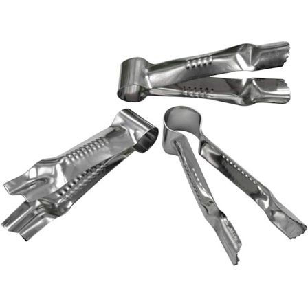 3 stk rustfrit stål kage blonde klips kurve fondant klemme crimper cutter dekorationsform DIY bagning dekorativt værktøj (sølv)