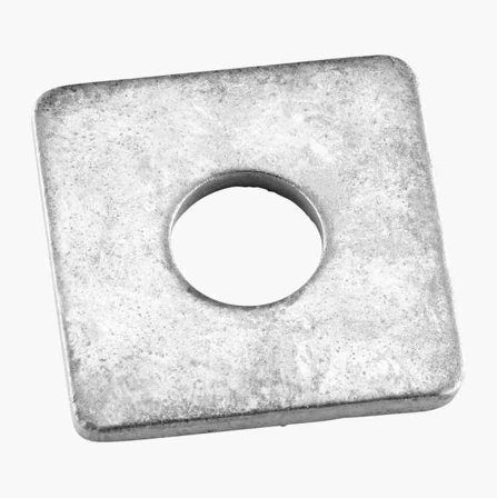 Biltema - Firkantskive M9 25 x 25 mm varmforsinket 10 stk.