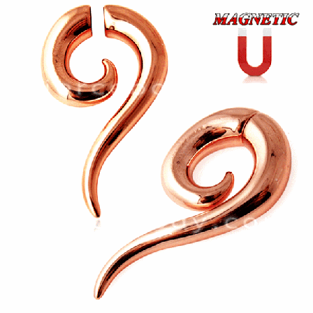 Rose Gold UV Magneettiset Vääriä Korvakorut PARI