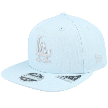 New Era - MLB Azul snapback Boné - Los Angeles Dodgers Metallic 9FIFTY Pale Blue/Metallic Silver Snapback @ Hatstore