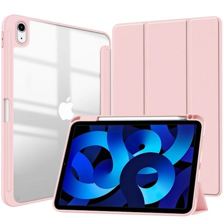 Smart PU-fodral för iPad Air 4:e 5:e iPad 10:e 10.9 Funda för iPad Pro Air 11:e 11 7:e 8:e 9:e 10.2 2 9.7 3 10.5 Transparent Skal